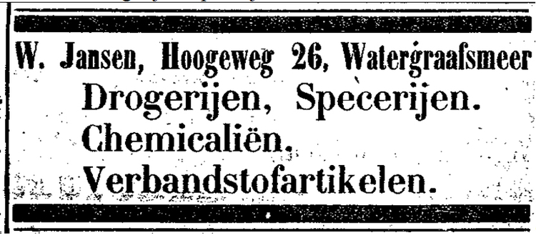 Hogeweg 26 - 1909 .<br />Bron: Jan van Deudekom 