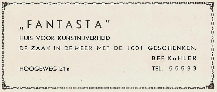 Hoogeweg 21a -  1948  