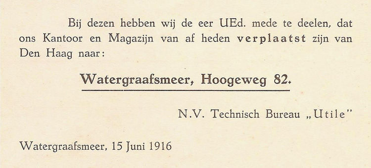 Hoogeweg 82 - 1916  