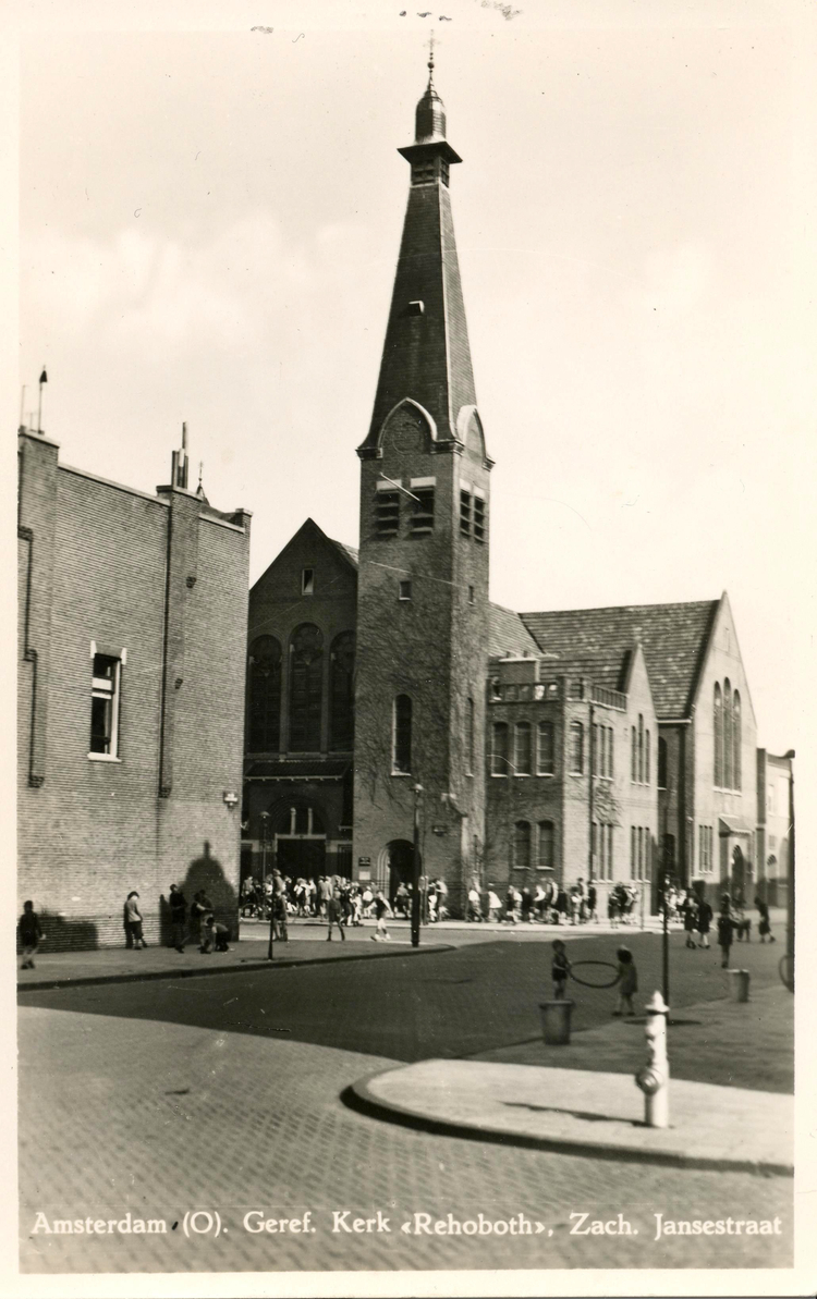Rehobothkerk - ± 1930 .<br />Foto: Pierre de Boer 