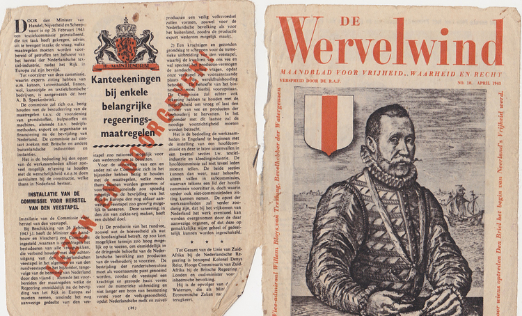  De Wervelwind was een Nederlands maandblad dat werd uitgegeven van 1 april 1942 tot en met December 1944. Het verscheen in Londen en werd verspreid door de Royal Air Force tijdens de Tweede Wereldoorlog als verzet tegen de Duitsers in Nederland. 