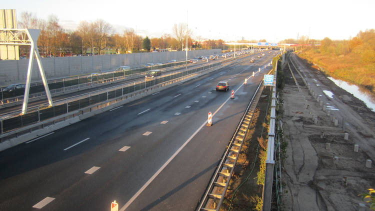 De ringweg richting Amersfoort. .<br />Foto Jo Haen © 