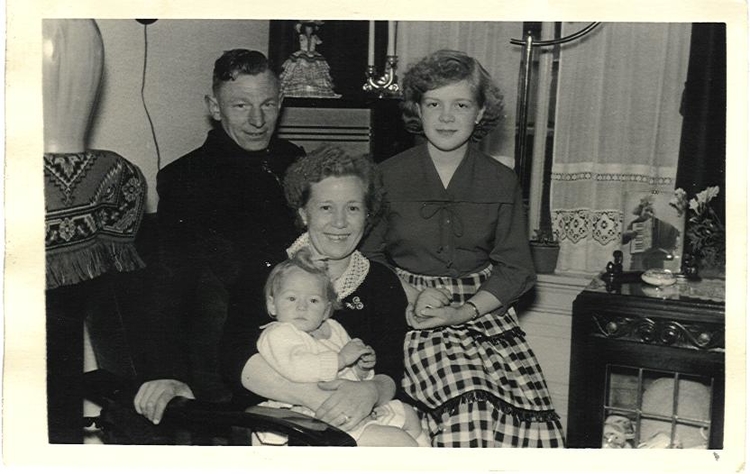  Familie van den Bosch in 1955. 