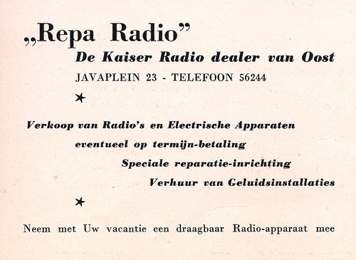 Javaplein 23 - 1954  