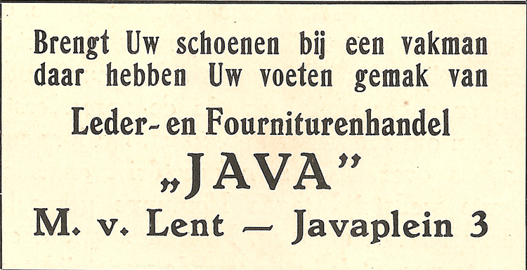 Javaplein 3 - 1946  