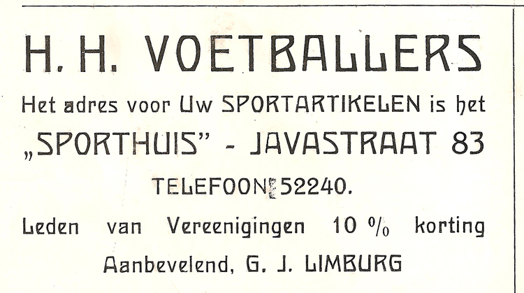 Javastraat 83 - 1929  