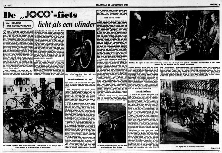 Joco Fiets zo licht als een vlinder  