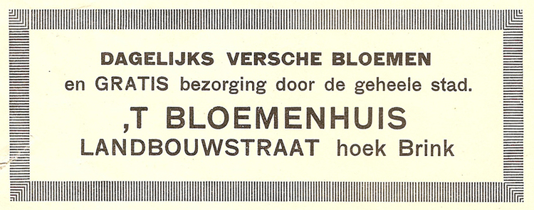 Landbouwstraat - Brink - 1929  