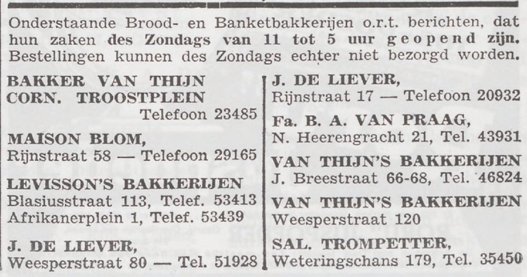 Joods Lokaal! Bron: Het Joodsche Weekblad: uitgave van den Joodschen Raad voor Amsterdam van 18-07-1941 (via Delpher). 