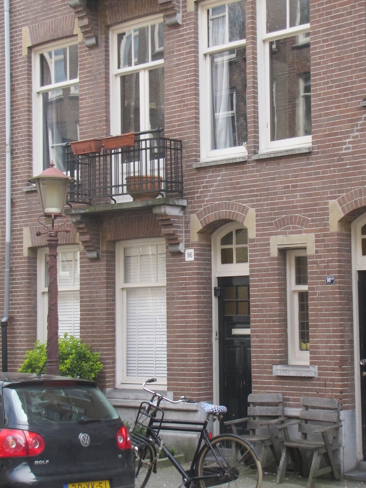 P.Aertzsstraat. Het laatste adres van de grootmoeder van David de Levita en de ongetrouwde tantes. Foto gemaakt door Frits Slicht. 