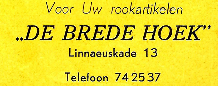 Linnaeuskade 13 - 1966 .<br />Bron: Meernieuws 
