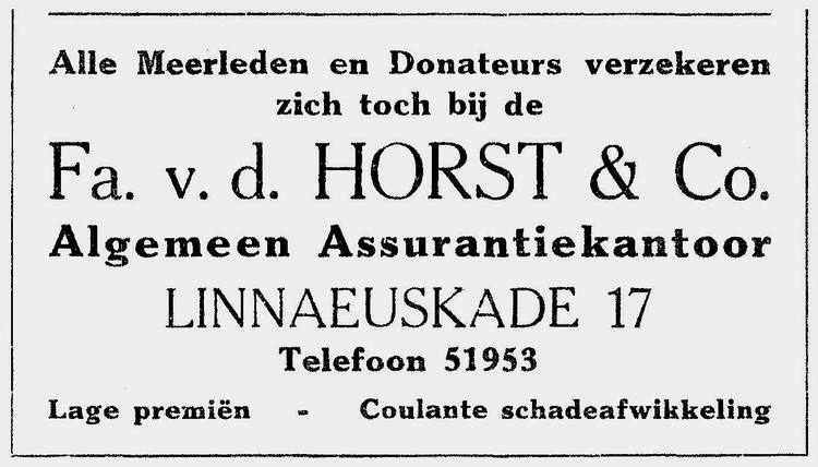 Linnaeuskade 17 - 1935  