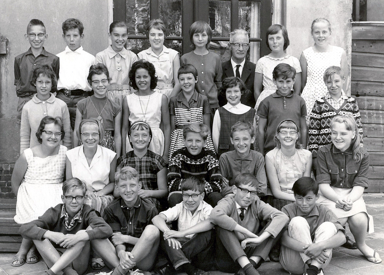 Linnaeusschool 1963-1964 .<br />Foto: Kees Baars 