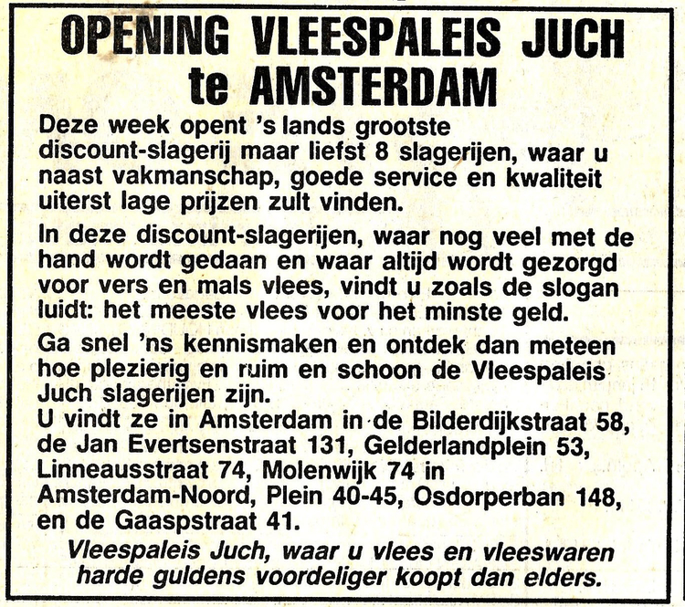 Linnaeusstraat 74 - 1986 .<br />Bron: Diemer Courant 