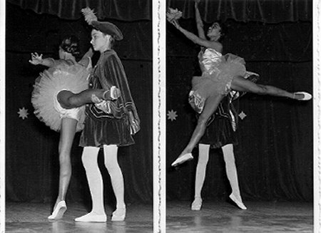 Ballet Iedereen genoot van de voorstelling van ‘De Gouden Vogel’, de dansers waren zo gracieus. (Ballet bij speeltuinvereniging Frankendael 1960) 