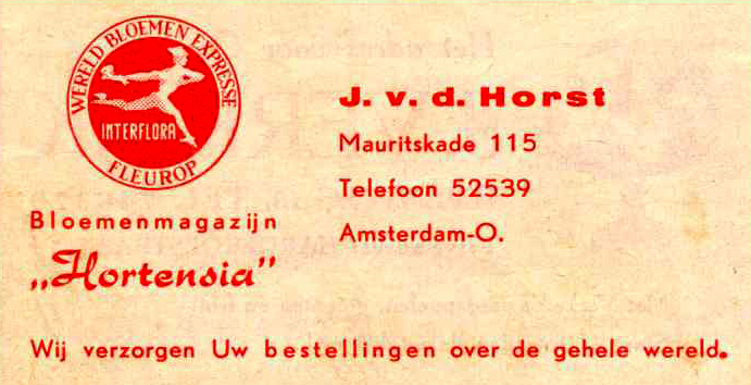 Mauritskade 115 - 1958  