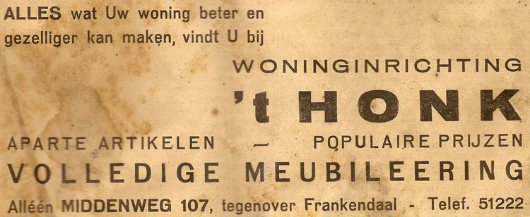 Middenweg 107 - 1938  