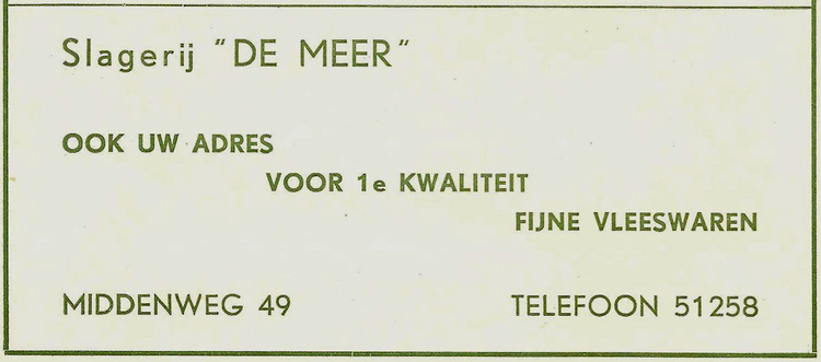 Middenweg 49 - 1958  