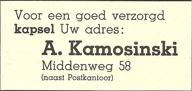 Middenweg 58 - 1946  