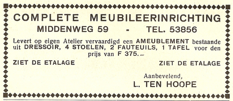 Middenweg 59 - 1931  
