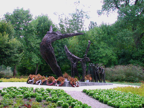 Monument voor slavernijverleden Slavernijmonument in het Oosterpark 