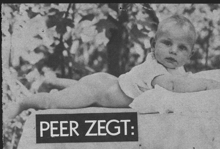 gezonde baby Hier als gezonde baby in 1946 in de tuin van Retiefstraat 85 waar ik geboren werd 