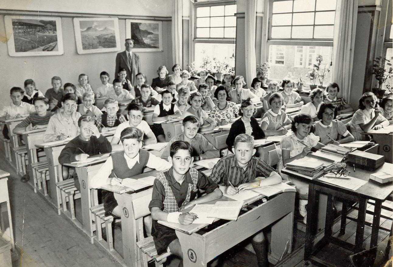 Abraham Van Riebeeckschool - ± 1950 - Geheugen Van Oost