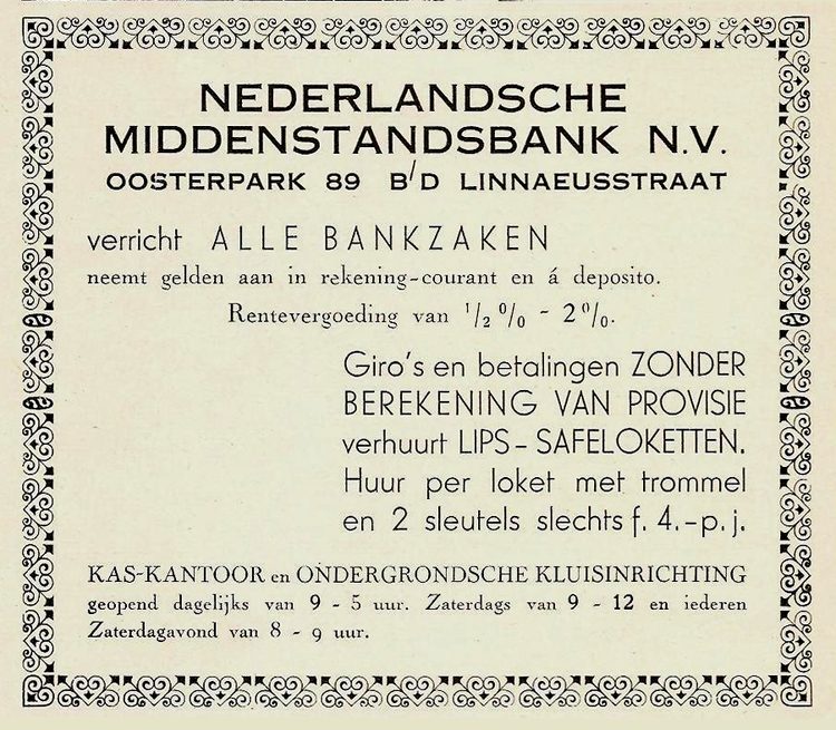 Oosterpark 89 - 1939  
