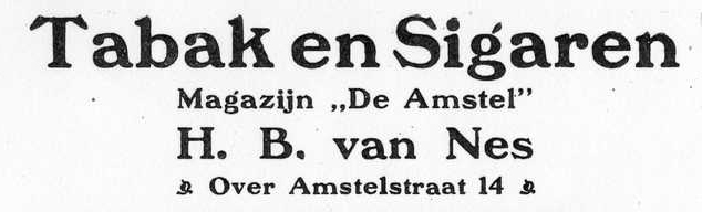 Over Amstelstraat 14 - 1923  