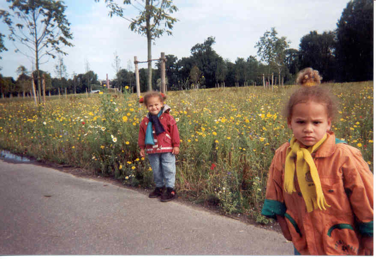 Park De tweeling in Park Frankendael, drie jaar oud (2001) 