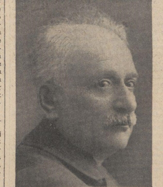 Portret van Samuel Jessurun de Mesquita. Deze afbeelding is afkomstig uit het Algemeen Handelsblad van 5 juni 1938 (artikel t.g.v. zijn 70ste verjaardag).<br />Bron: Historische kranten, KB. 