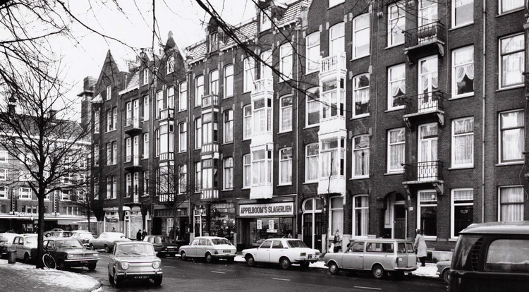 Pretoriusstraat 01-11 - 1972 .<br />Foto: Beeldbank Amsterdam 