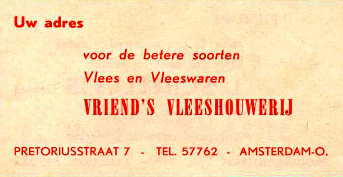 Pretoriusstraat 07 - 1958  