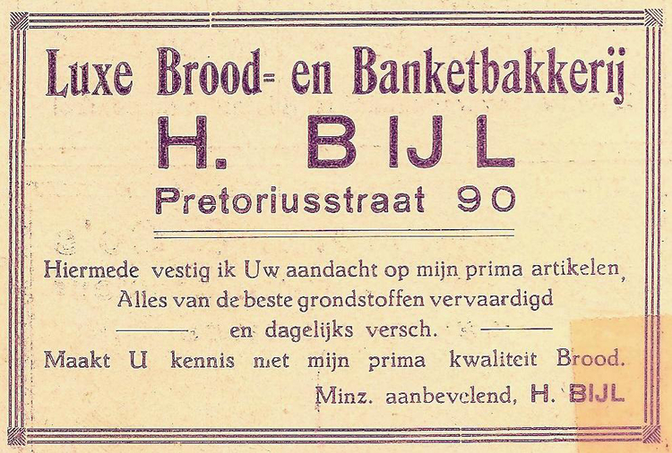 Pretoriusstraat 90 - 1928  