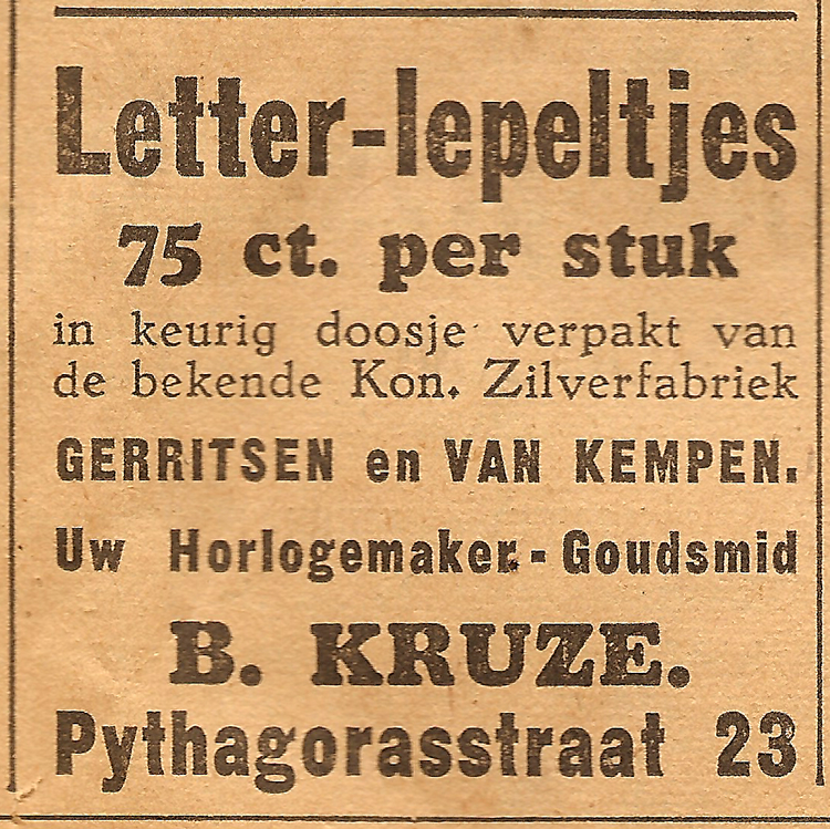 Pythagorasstraat 23 - 1938  