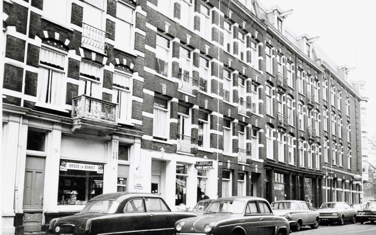 Reinwardstraat 12 - 10 enz. - 1969 .<br />Foto: Beeldbank Amsterdam 