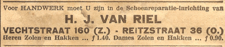 Reitzstraat 36 - 1938  