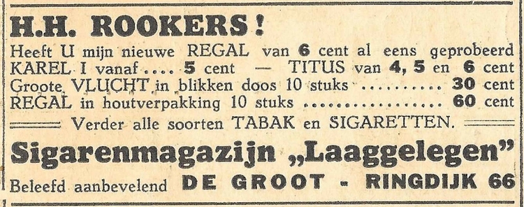 Ringdijk 66 - 1935 .<br />Bron: Wiering's Weekblad 