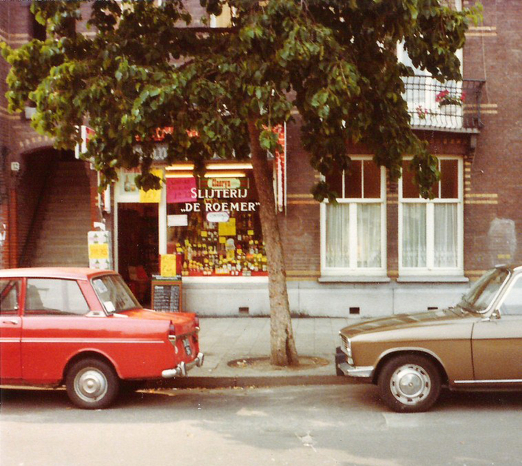 De winkel op het Pretoriusplein 10 - ± 1980 Foto: Ans van Huizen 