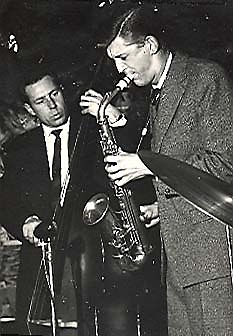  1959: Frans Ronday met Jaap Lüdeke (sax) in het Kwartet Jaap Lüdeke. 1959: Frans Ronday met Jaap Lüdeke (sax) in het Kwartet Jaap Lüdeke. 