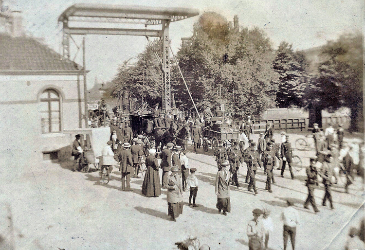 Oetewalerbrug - 1914 .<br />Foto: Hans van Doornik 