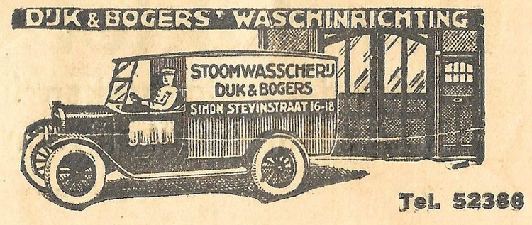 Simon Stevinstraat 16-18 - 1935 .<br />Bron: Wiering's Weekblad 