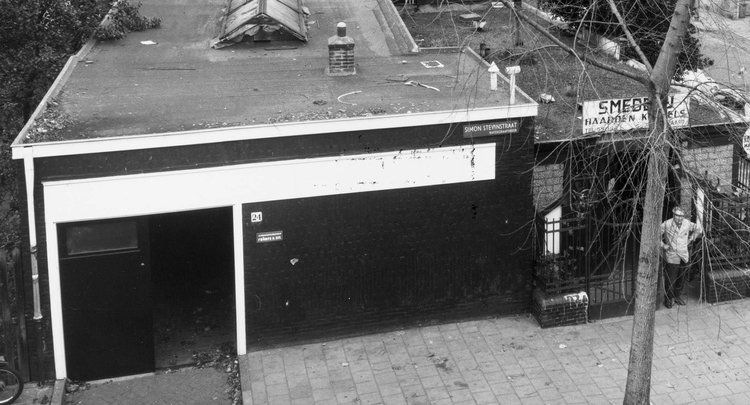 Simon Stevinstraat 24- Aannemer Rekers en ZN - 1972 ./<br />Foto: Beeldbank Amsterdam 