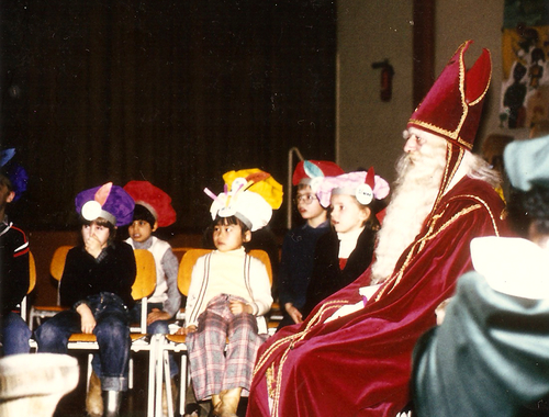 Ary als Sinterklaas .<br />Foto: Ary de Kwaadsteniet 