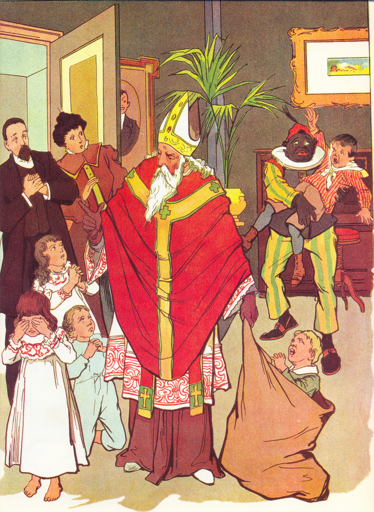  In 1928 waren de kinderen doodsbang voor Sint en vooral voor Piet ! 