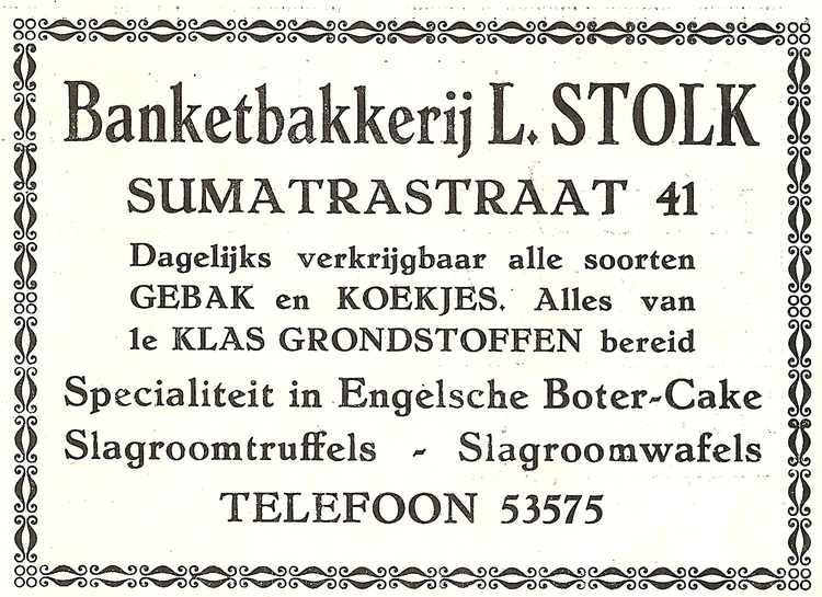 Sumatrastraat 41 - 1929  