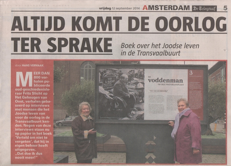 De Telegraaf  van 12 september 2014. Deel 1. 