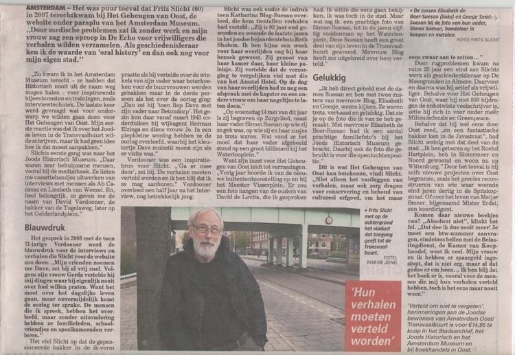 De Telegraaf van12 september 2014. Deel 2. 