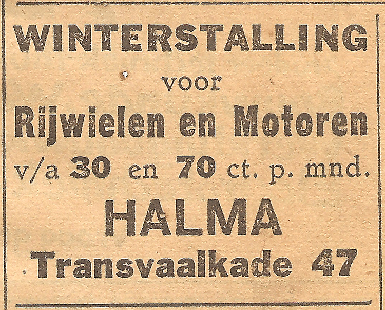 Transvaalkade 47 - 1938  