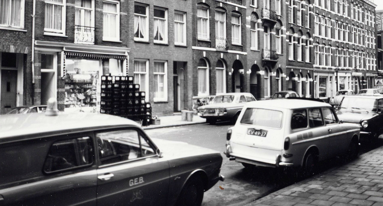 Tweede Oosterparkstraat 185-187 - 1971 .<br />Foto: Beeldbank Amsterdam 